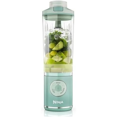 image:imageNinja Blast Max Portable Blender 570ml Refillable Cup and LeakProof Lid 3 Mixing Functions Makes Smoothies Protein Shakes and Granites Mint BC251EUMTMint Green