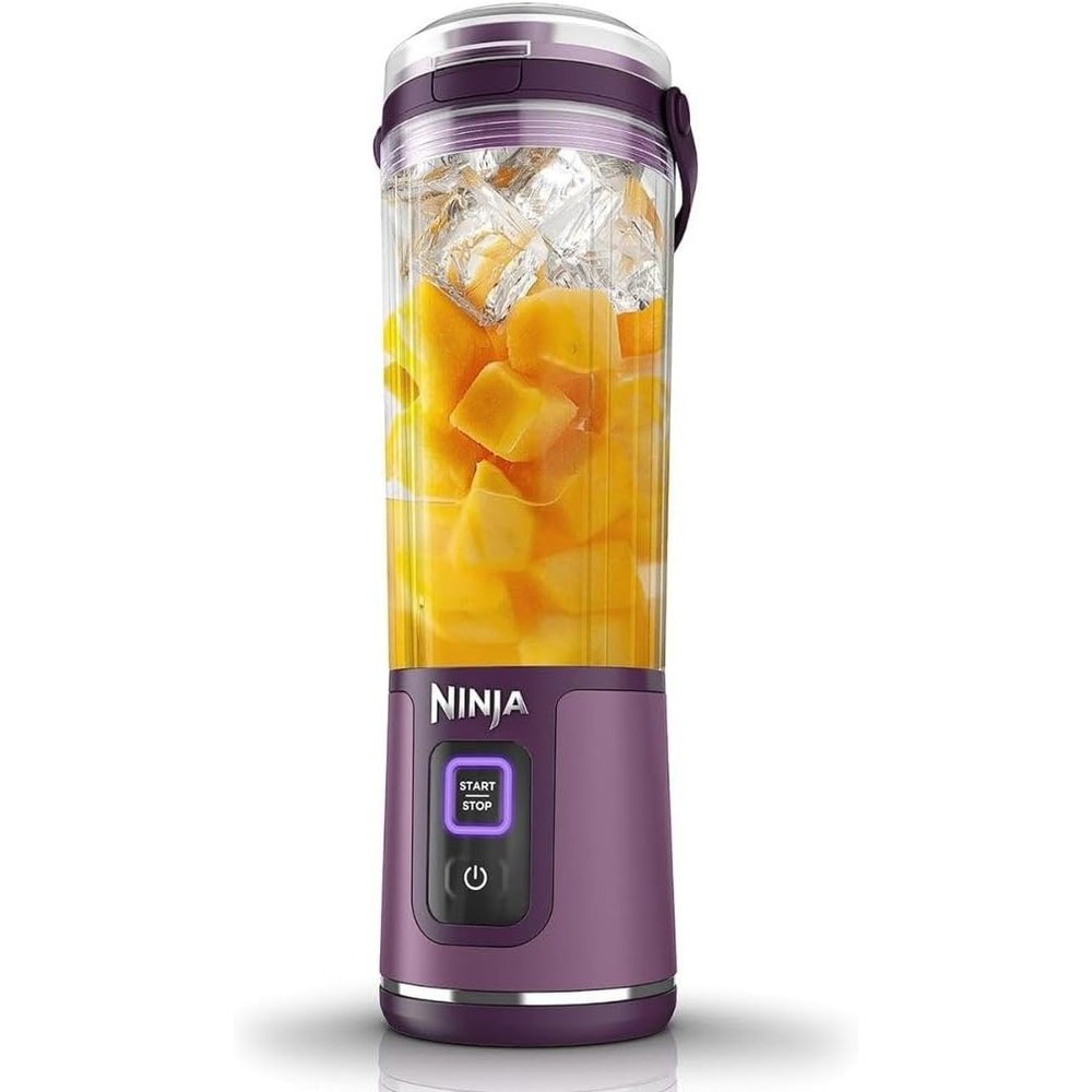 image:imageNinja Blast Portable Blender Cordless 18oz USBC Rechargeable Dishwasher Safe Parts Denim Blue BC151ND RenewedPassion Fruit
