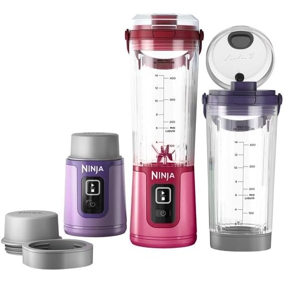image:imageNinja Blast portable blender CO155BCLP Bundlepack Light pink and Purple Renewed