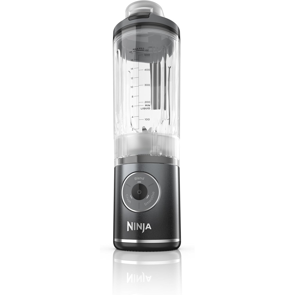image:imageNinja Blender Blast Max Cordless Personal Blender for Smoothies Frozen Drinks Ice Crush 22 oz Removable Container Leak Proof Lid BPA Free Dishwasher SafeGrey Fresco