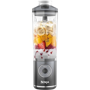 Ninja Blast Max Portable Blender, 570ml, Refillable, Cup and Leak-Proof Lid, 3 Mixing Functions, Makes Smoothies, Protein Shakes and Granites, Mint BC251EUMT(Cool Grey)