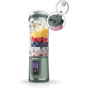 Ninja Blast Portable Blender, Cordless, 18oz. USB-C Rechargeable, Dishwasher Safe Parts, Denim Blue, BC151ND (Renewed)(Forest Green)