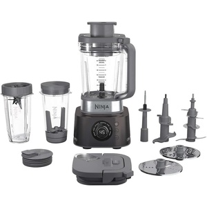 Ninja CO401B Foodi Power Blender Ultimate System with 72 oz Blending & Food Processing Pitcher, XL Smoothie Bowl Maker and Nutrient Extractor* & 7 Functions, Black (Renewed)