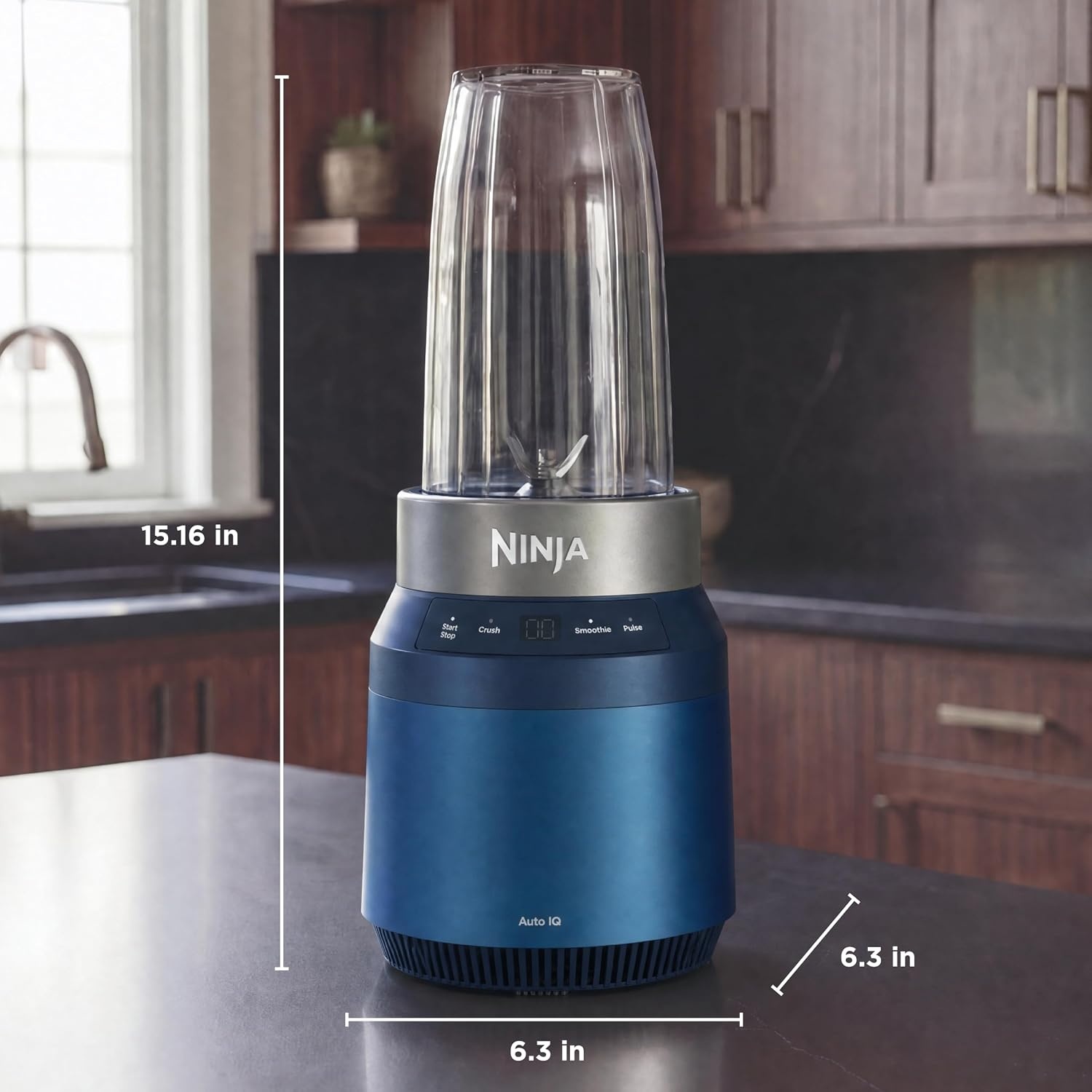 image:imageNinja NutriPlus Personal Blender 900PW 3 20oz Cups Pink BN301PKBRNAuto Blend Blue