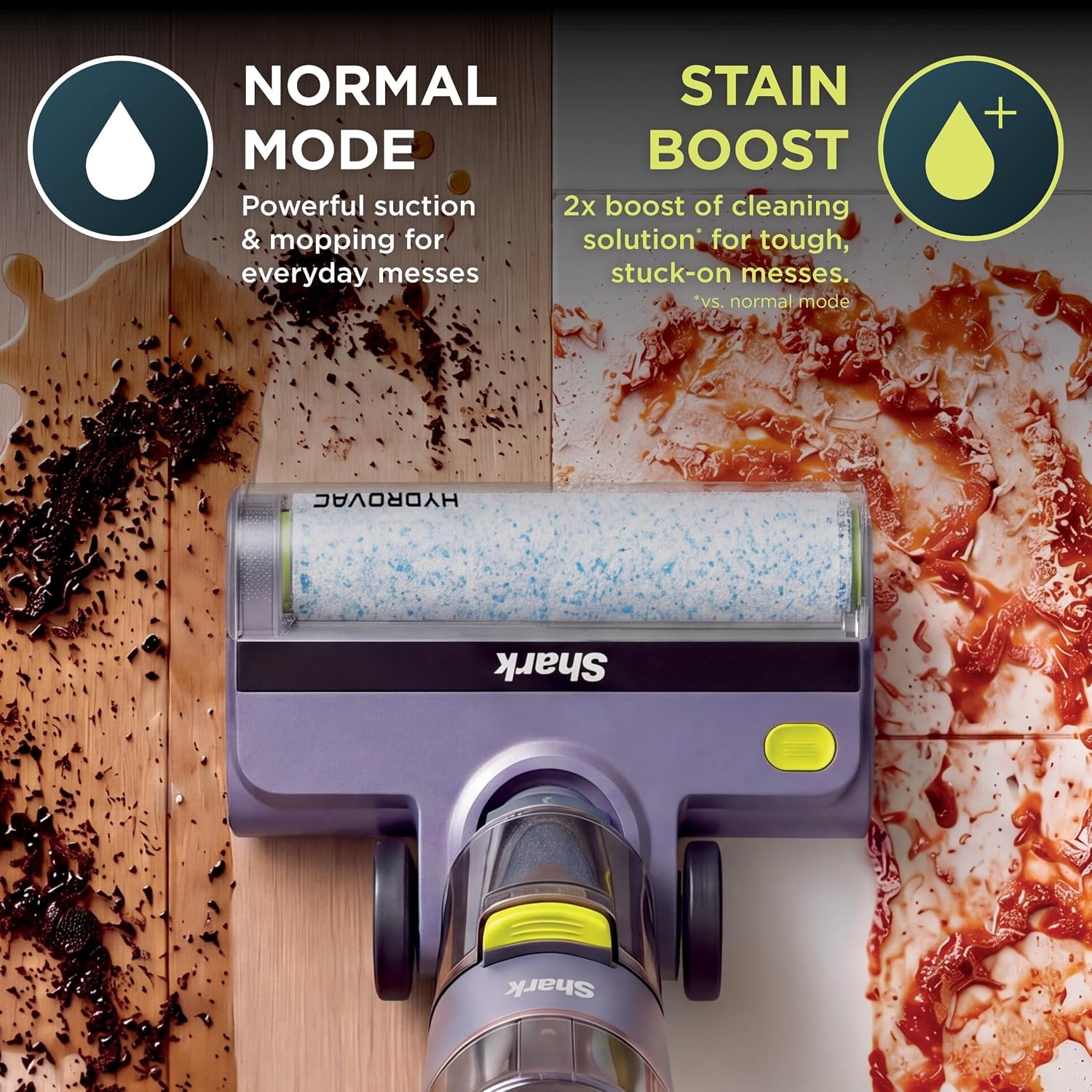 image:imageShark HydroVac Reveal Cordless Vacuum Mop and SelfClean Sage WD322BRNLilac