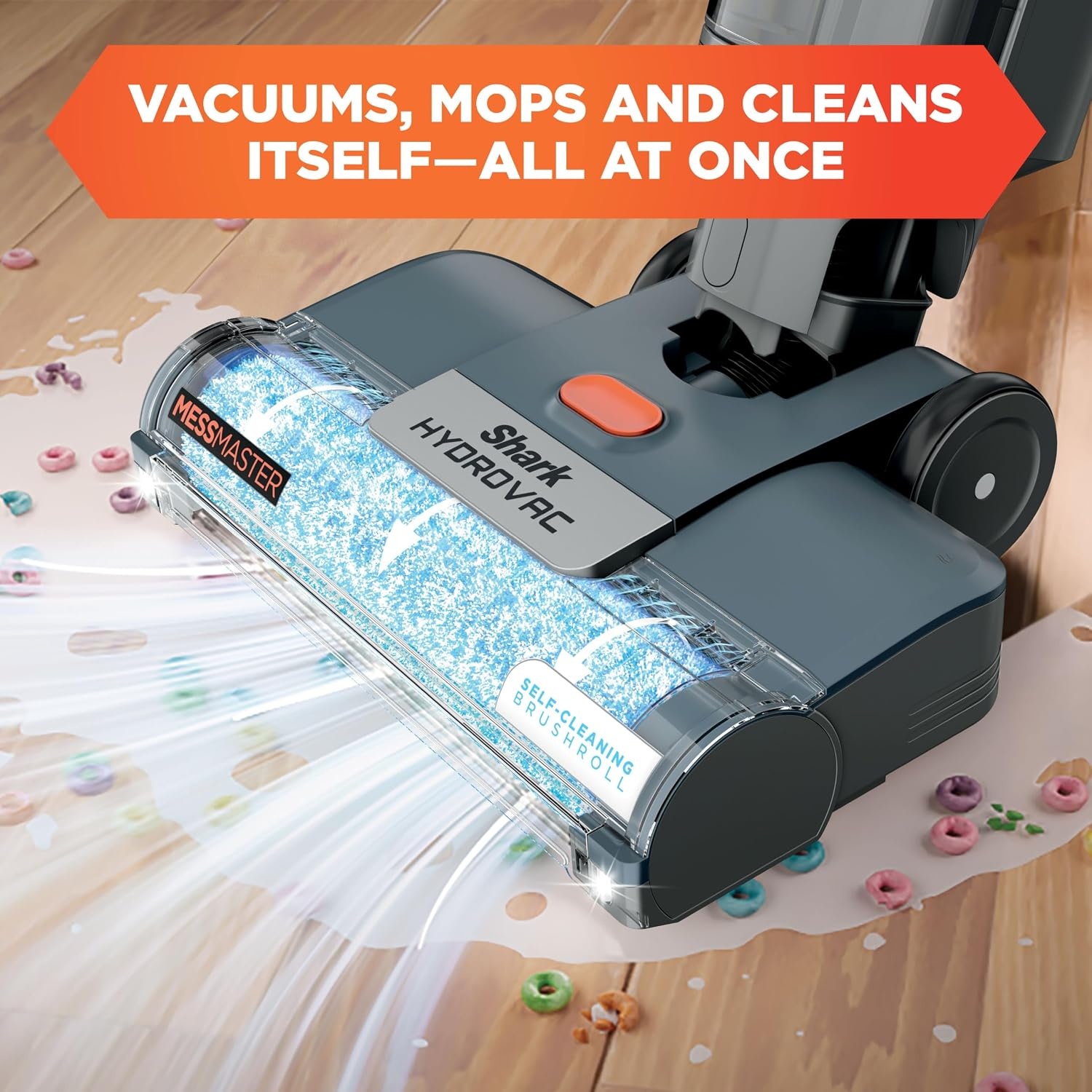 image:imageShark HydroVac Reveal Cordless Vacuum Mop and SelfClean Sage WD322BRNNavy