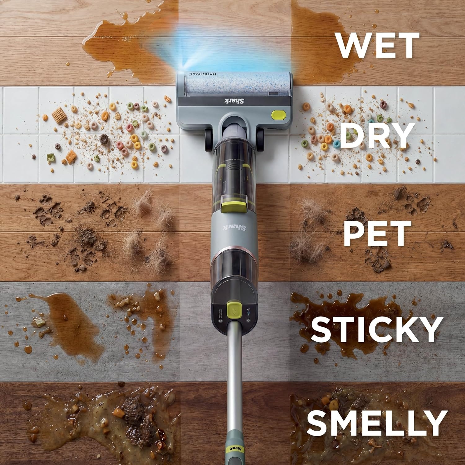 image:imageShark HydroVac Reveal Cordless Vacuum Mop and SelfClean Sage WD322BRNSage
