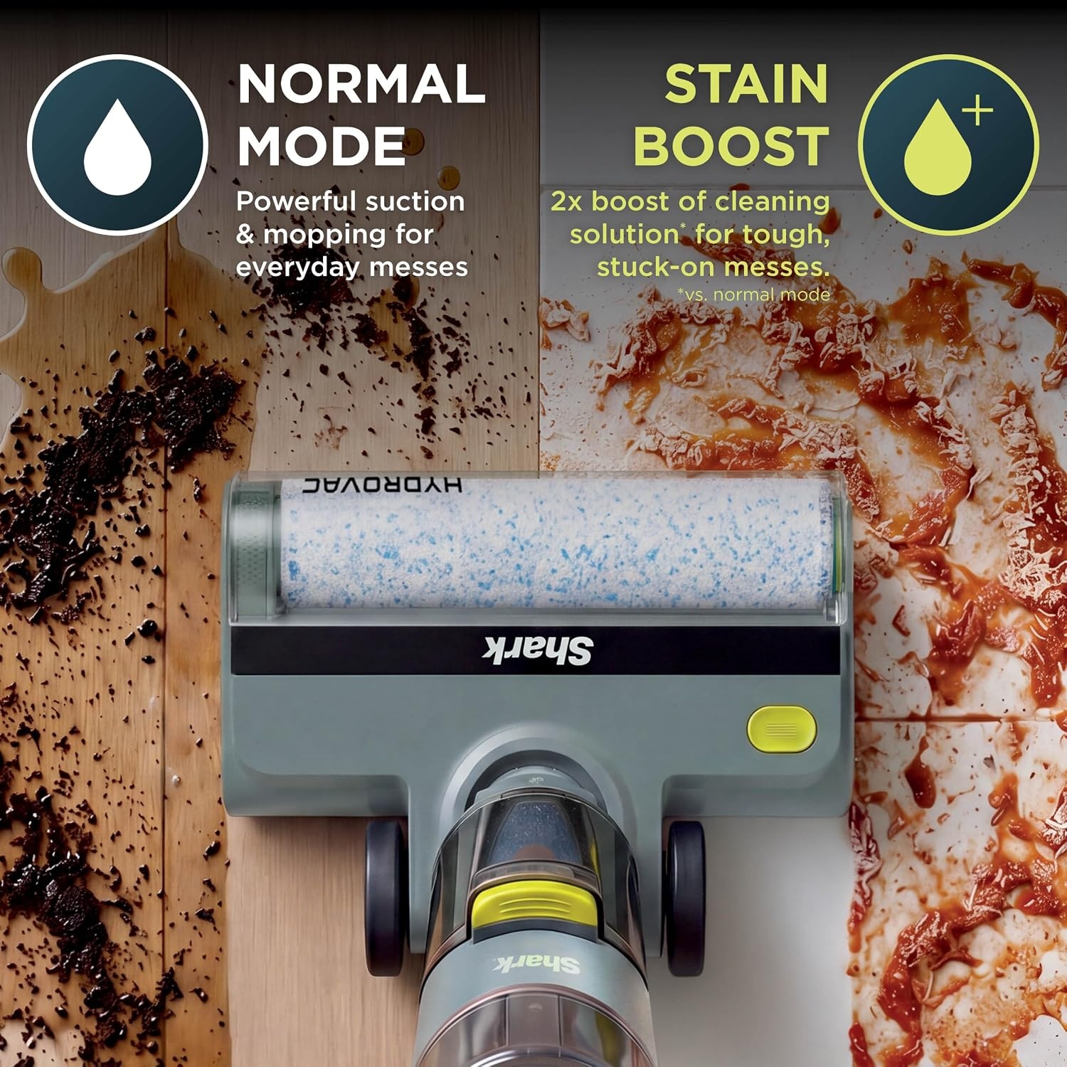 image:imageShark HydroVac Reveal Cordless Vacuum Mop and SelfClean Sage WD322BRNSage