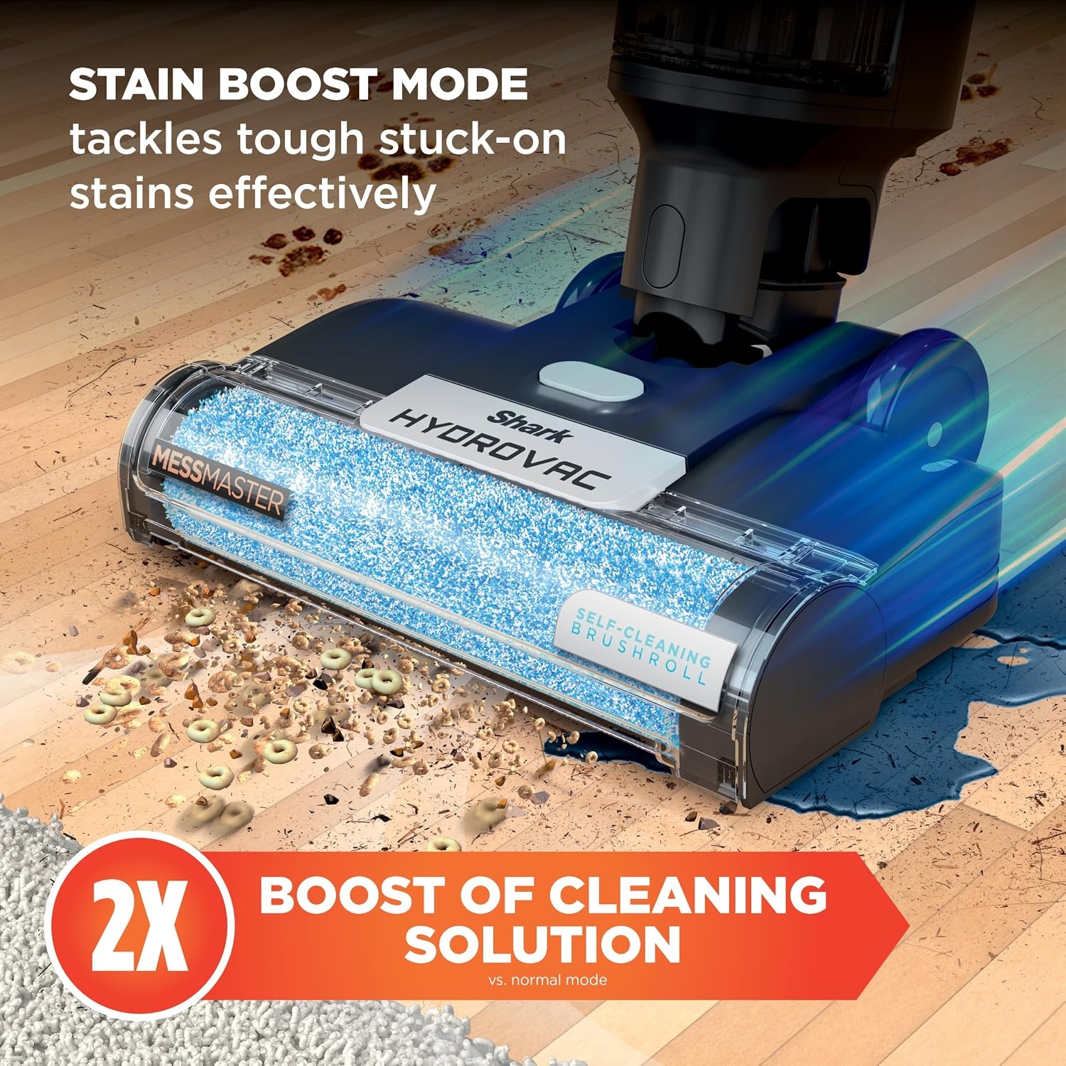 image:imageShark HydroVac Reveal Cordless Vacuum Mop and SelfClean Sage WD322BRNWhite