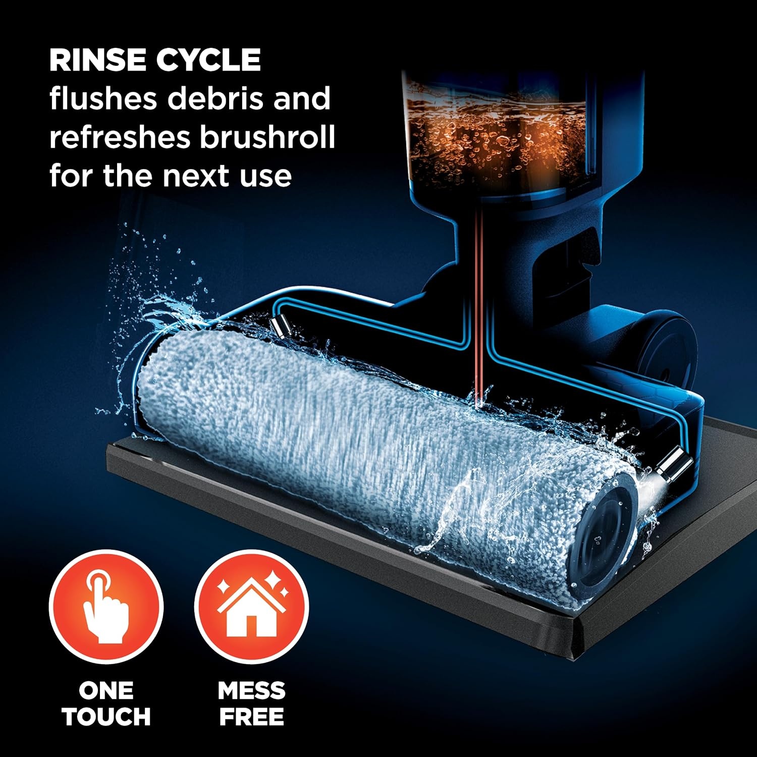 image:imageShark HydroVac Reveal Cordless Vacuum Mop and SelfClean Sage WD322BRNWhite