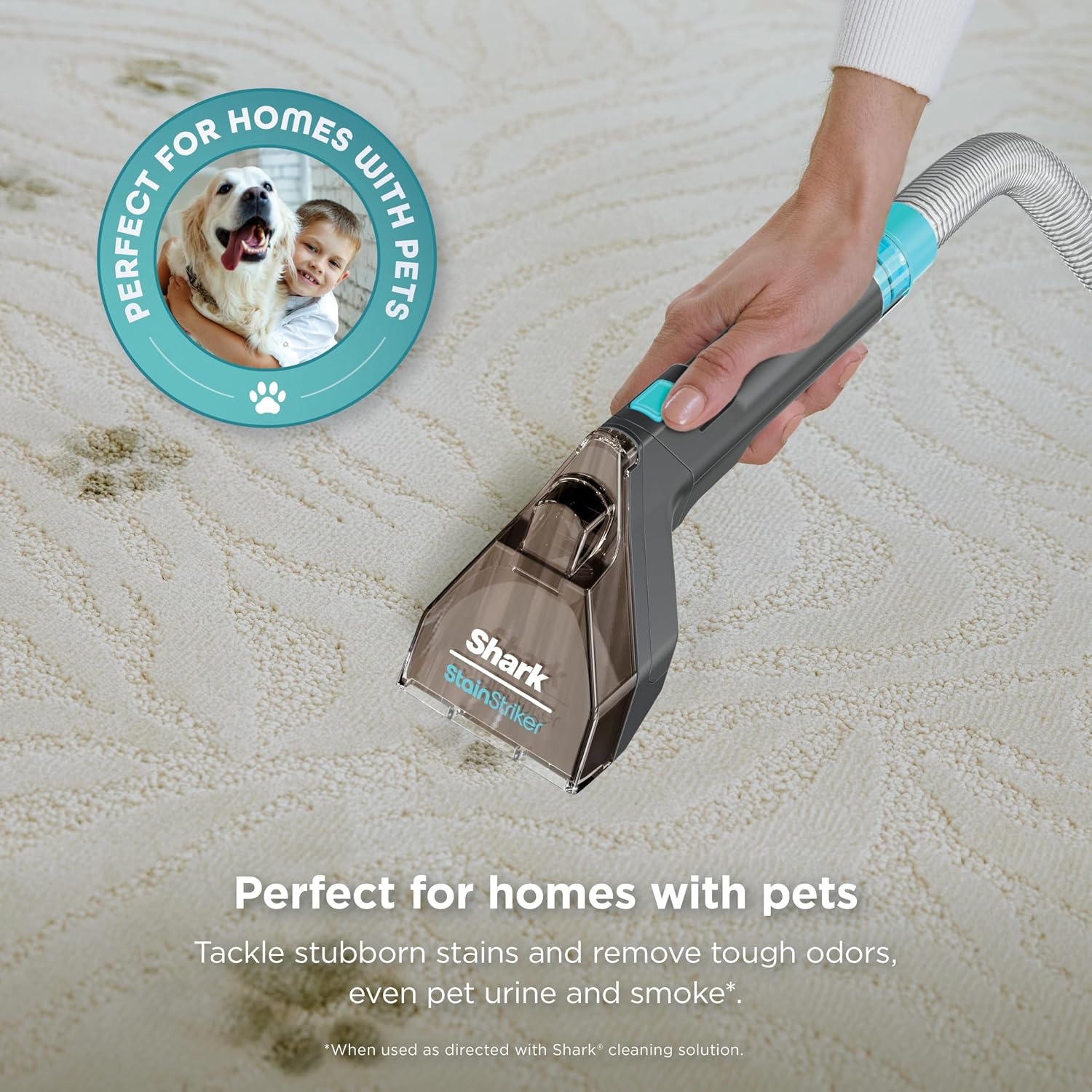 image:imageShark StainStriker Portable CarpetUpholstery Cleaner 4 Tools PX202BRNStainStriker 2 Tools