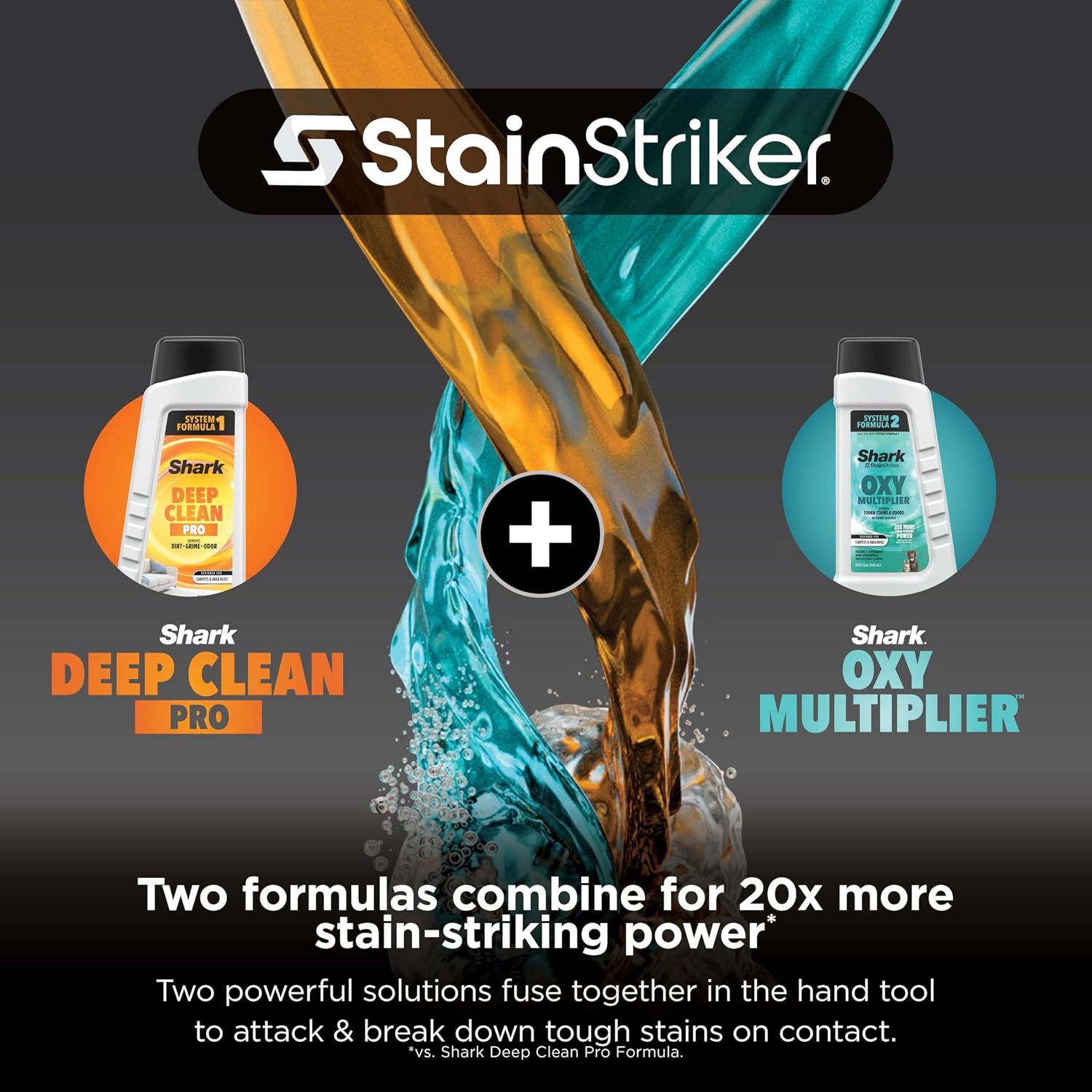 image:imageShark StainStriker Portable CarpetUpholstery Cleaner 4 Tools PX202BRNStainStriker 4 Tools XL Cleaning Solutions