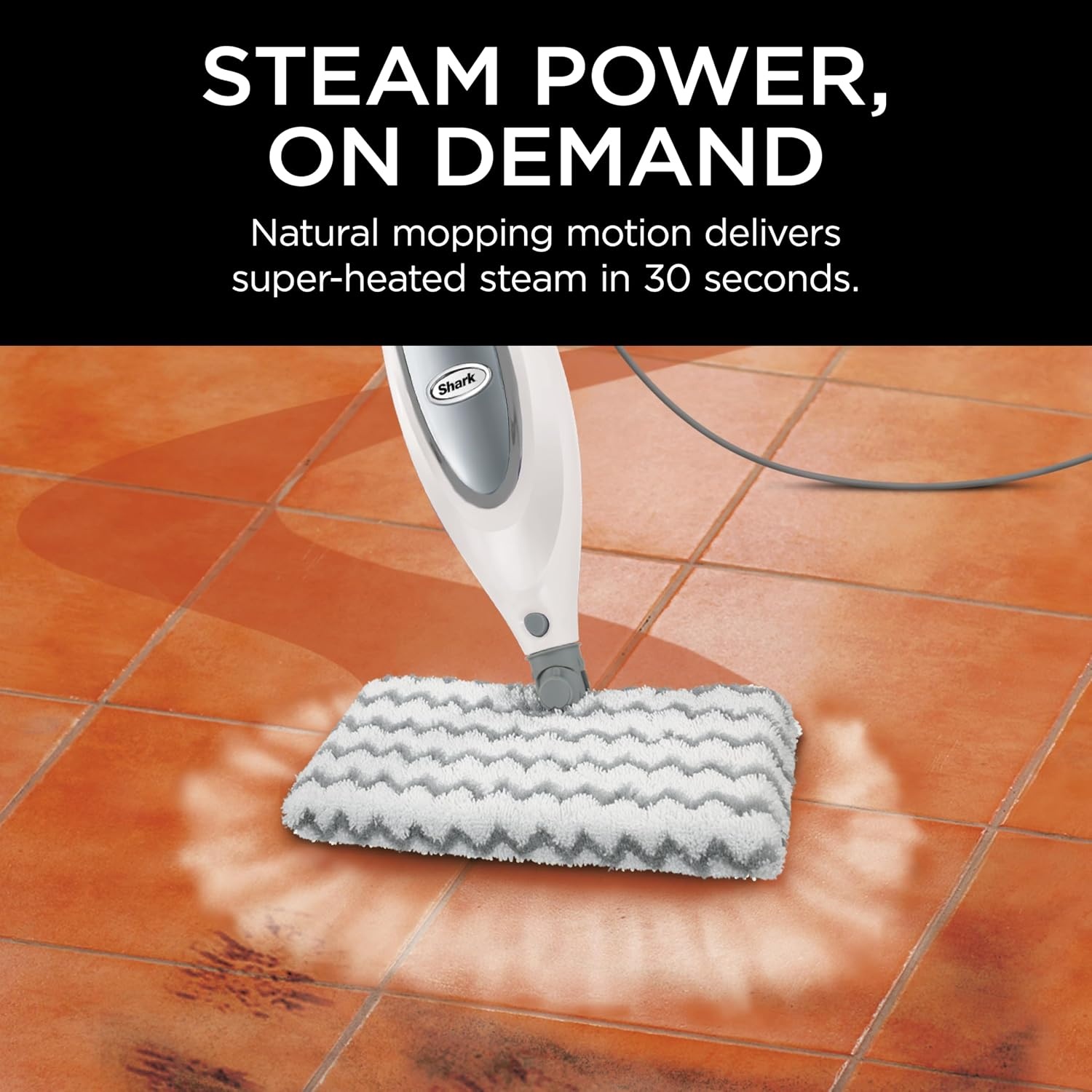 image:imageShark Steam Pocket Mop with 2 Washable Doublesided Pads Purple S3501Shark Professional Steam Pocket Mop S3601