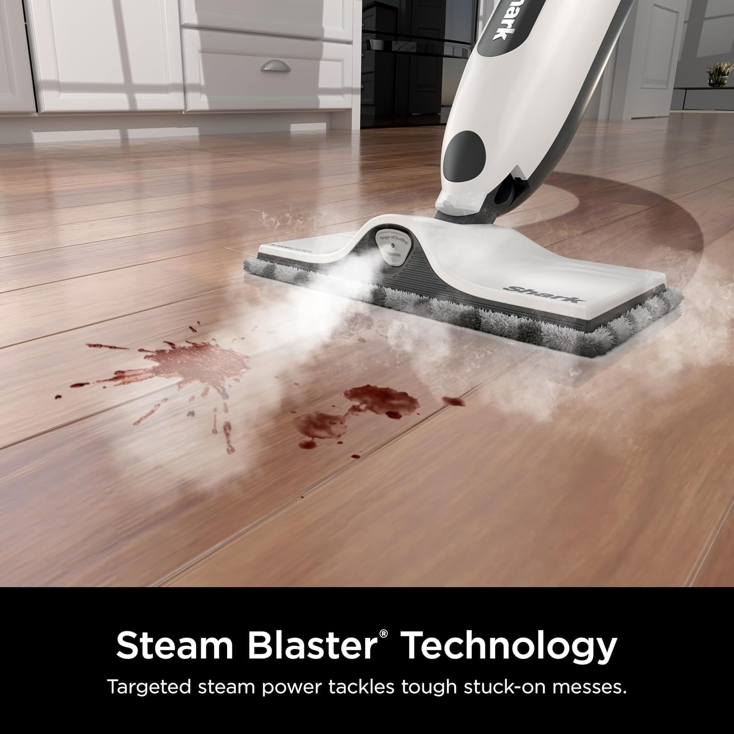 image:imageShark Steam Pocket Mop with 2 Washable Doublesided Pads Purple S3501Steam Blast Premium