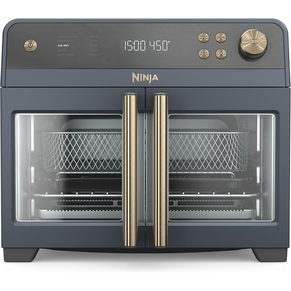 image:imageNinja French Door Premier Air Fry Oven with Cutting Board Steel FO103Cyberspace