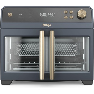 Ninja French Door Premier Air Fry Oven with Cutting Board, Steel, FO103(Cyberspace)