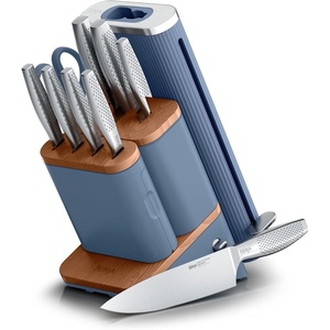 Ninja® Premium 11pc Knife Set, Removable Sharpener, Slate, WK62011BK3(Nautical Navy)