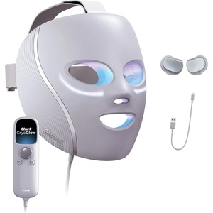 Shark CryoGlow LED Face Mask, Red Light Therapy, Under-Eye Cooling, FW312PK(Lilac Chill)